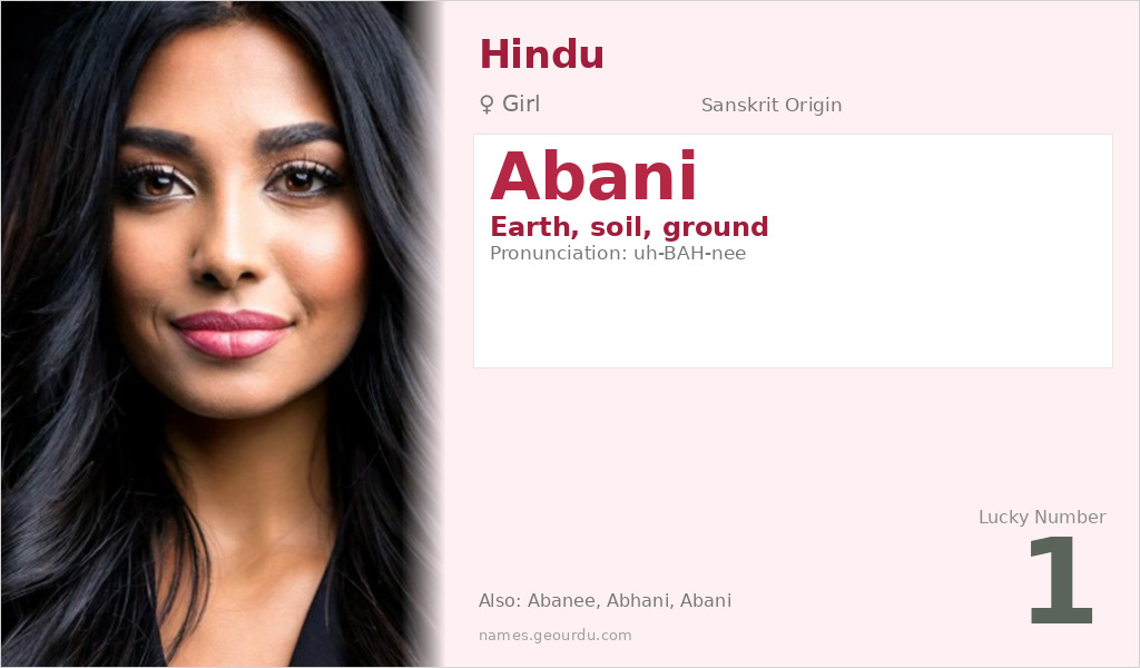 Abani Name Meaning and Details