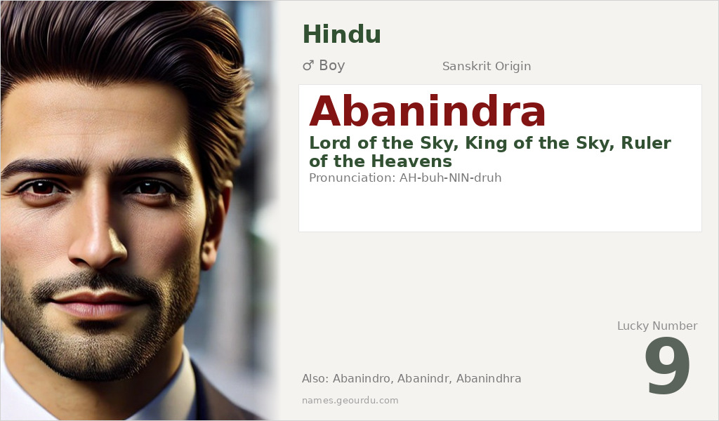 Abanindra Name Meaning and Details