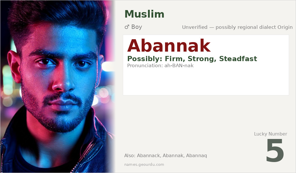 Abannak Name Meaning and Details