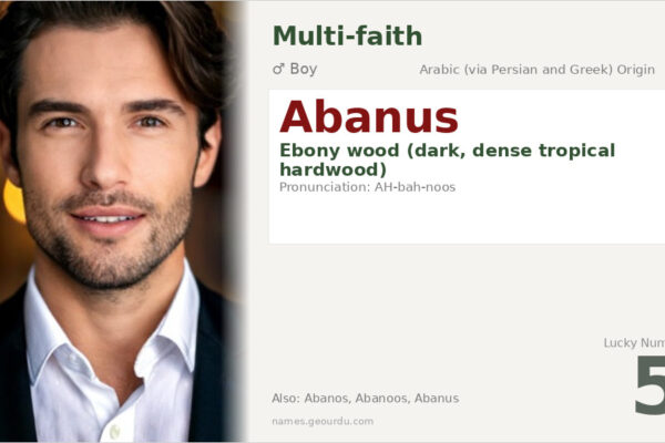 Abanus Name Meaning — Origin, Etymology & Facts (2025)
