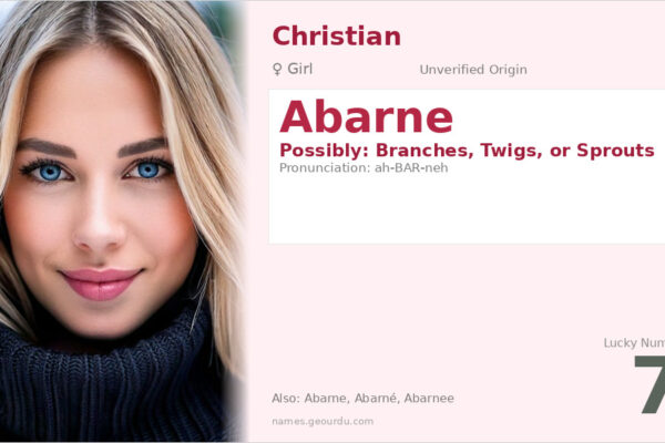 Abarne Name Meaning — Origin, Gender & Details (2025)
