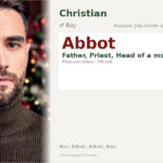 Abbot Name Meaning and Details