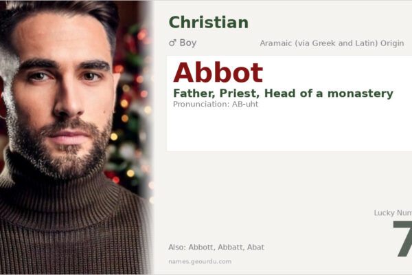Abbot Name Meaning — Christian Origin, Boy Name & History (2025)