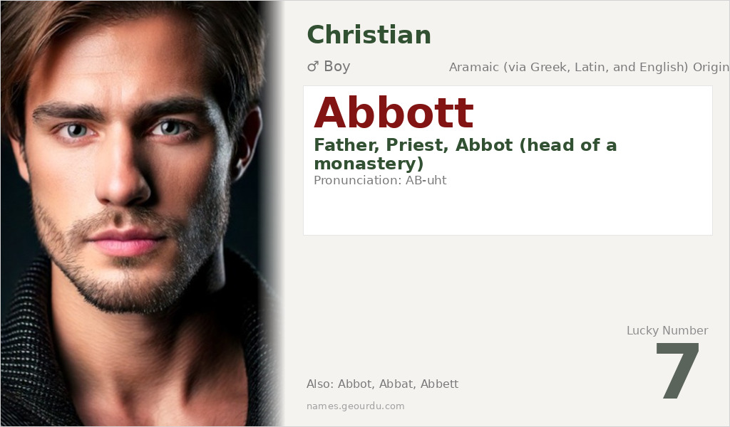 Abbott Name Meaning and Details