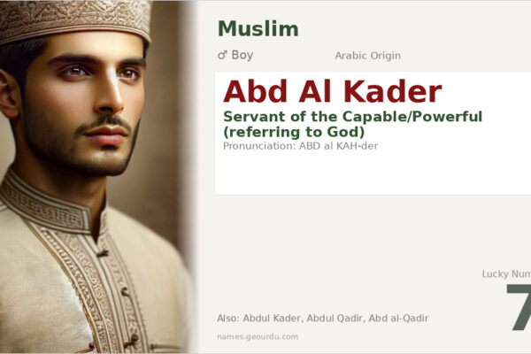 Abd Al Kader Meaning — Arabic Origin, Boy Name & Islamic Significance (2025)