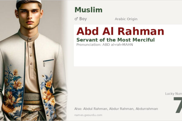 Abd Al Rahman Meaning — Arabic Origin, Boy Name & Details (2025)