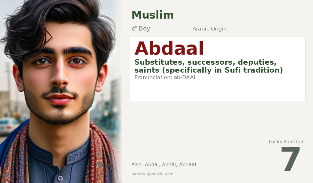 Abdaal Name Meaning and Details