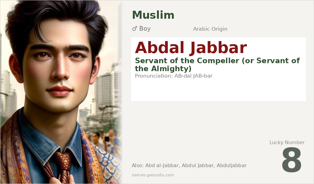 Abdal Jabbar Name Meaning and Details