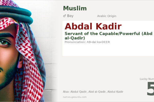 Abdal Kadir Name Meaning — Arabic Origin, Boy Muslim Name & Details (2025)