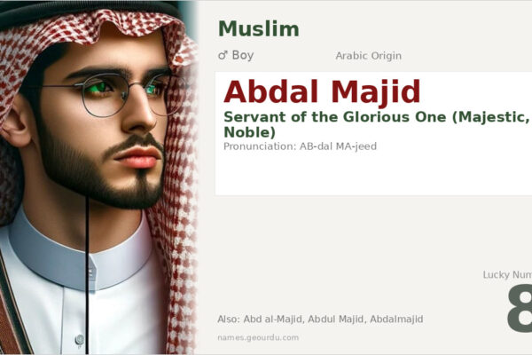 Abdal Majid Name Meaning — Arabic Origin, Boy Name & Details (2025)