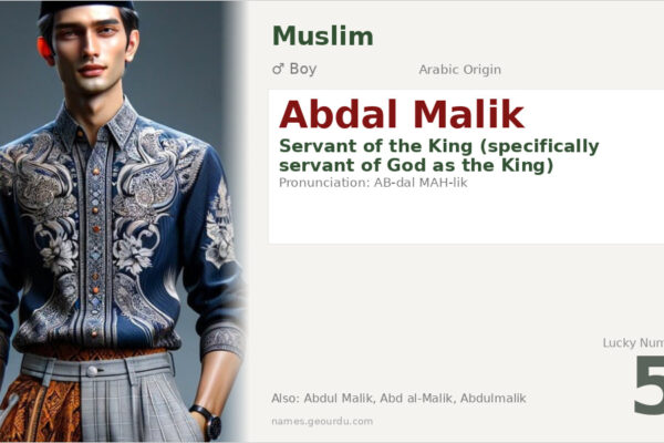 Abdal Malik Name Meaning — Arabic Origin, Boy Name & Islamic Significance (2025)