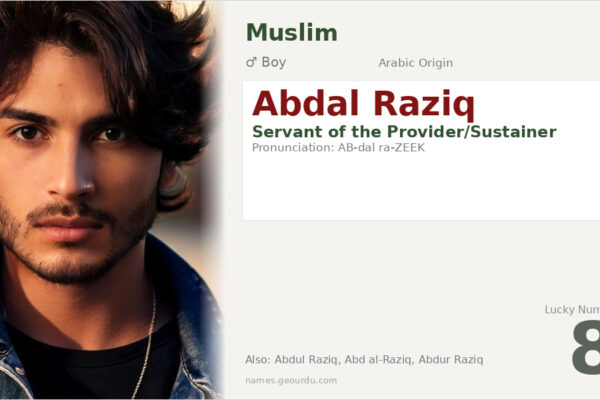 Abdal Raziq Name Meaning — Arabic Origin, Boy Muslim Name & Details (2025)