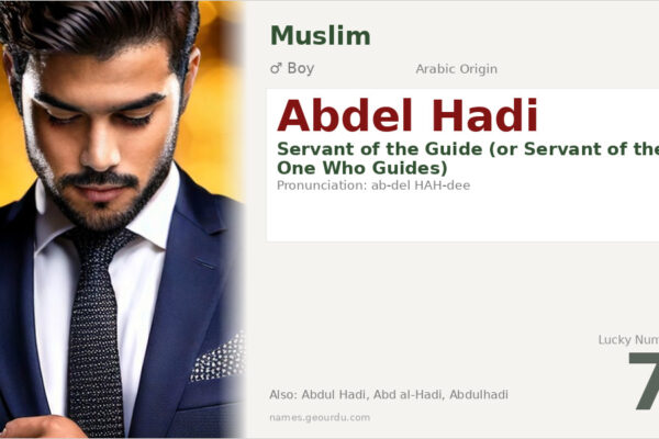 Abdel Hadi Name Meaning — Arabic Origin, Boy Name & Islamic Significance (2025)