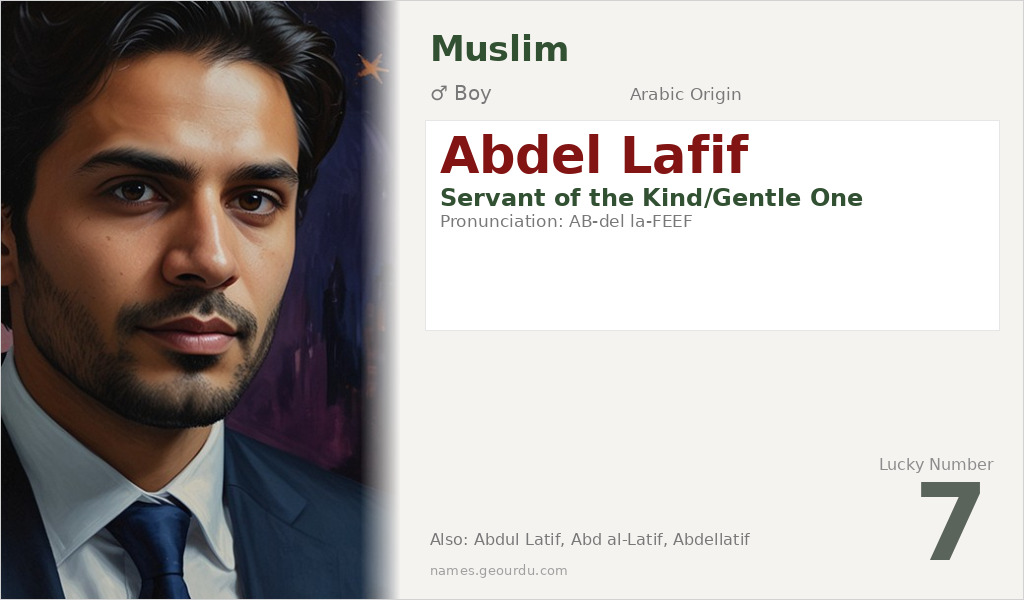 Abdel Lafif Name Meaning and Details