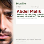 Abdel Malik Name Meaning and Details
