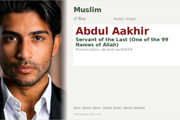 Abdul Aakhir Meaning — Arabic Origin, Boy Name & Islamic Significance (2025)