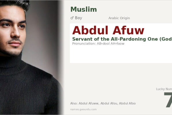 Abdul Afuw Meaning — Arabic Origin, Boy Name & Islamic Significance (2025)