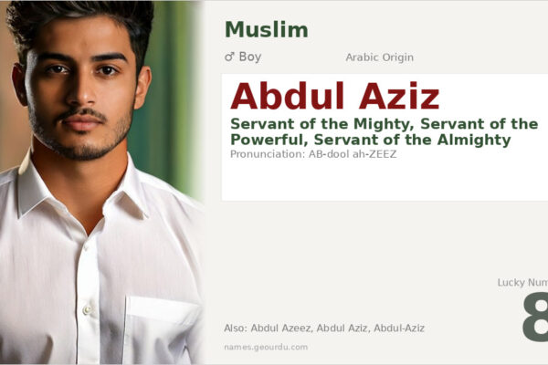Abdul Aziz Name Meaning — Arabic Origin, Boy & Details (2025)