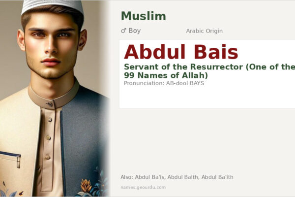 Abdul Bais Meaning — Arabic Origin, Boy Name & Islamic Significance (2025)