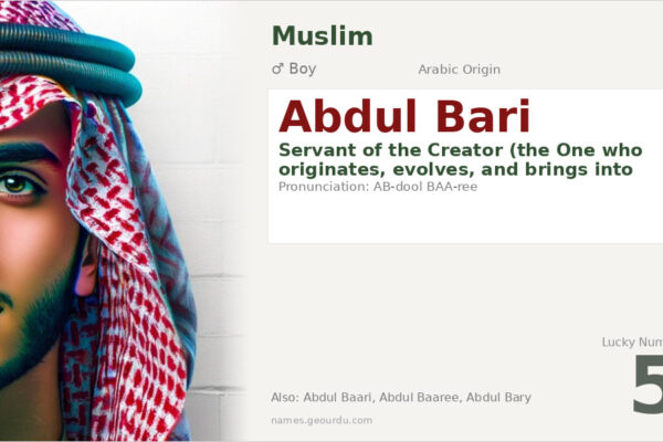 Abdul Bari Meaning — Arabic Origin, Boy Name & Islamic Significance (2025)