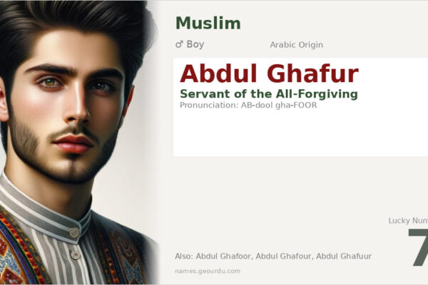 Abdul Ghafur Name Meaning — Arabic Origin, Boy Name & Islamic Significance (2025)
