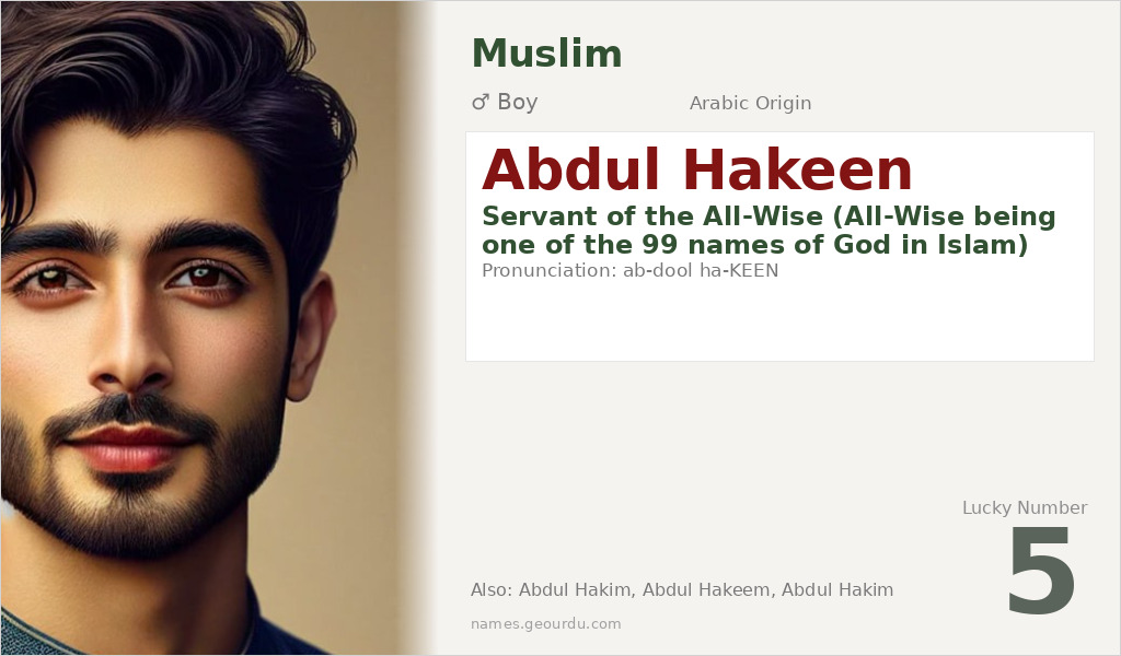 Abdul Hakeen Name Meaning and Details