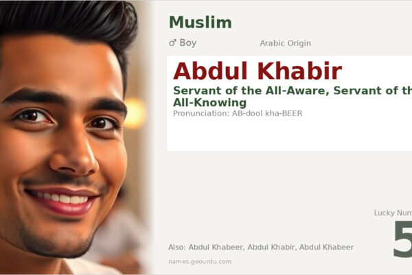Abdul Khabir Name Meaning — Arabic Origin, Boy Name & Islamic Significance (2025)