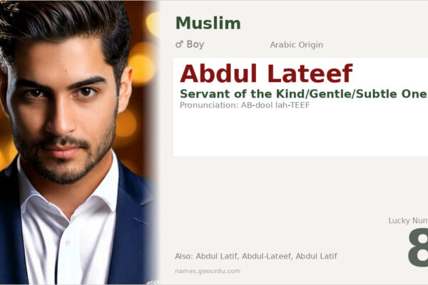Abdul Lateef Name Meaning — Arabic Origin, Boy Name & Islamic Significance (2025)