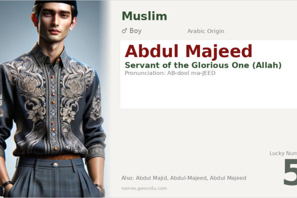 Abdul Majeed Name Meaning — Arabic Origin, Boy Name & Islamic Significance (2025)