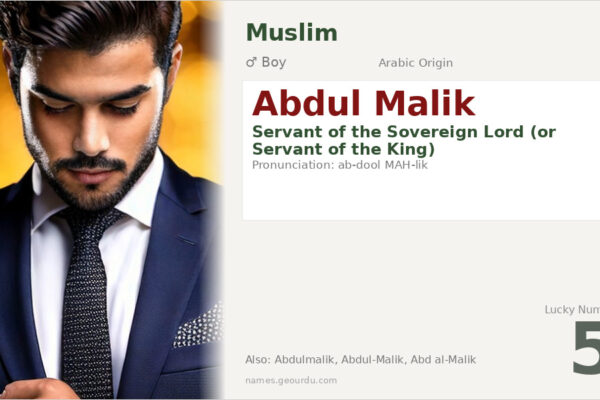 Abdul Malik Meaning — Arabic Origin, Boy Name & Islamic Significance (2025)
