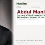 Abdul Mani Name Meaning and Details