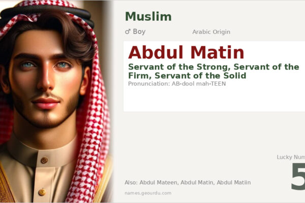 Abdul Matin Meaning — Arabic Origin, Boy Name & Islamic Significance (2025)