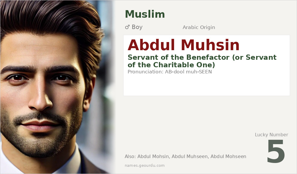 Abdul Muhsin Name Meaning and Details