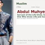 Abdul Muhyee Name Meaning and Details