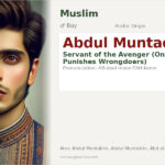 Abdul Muntaqim Name Meaning and Details