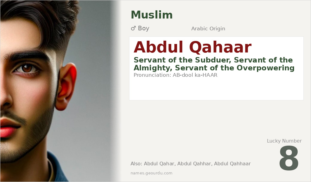 Abdul Qahaar Name Meaning and Details