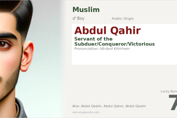 Abdul Qahir Name Meaning — Arabic Origin, Boy & Islamic Details (2025)