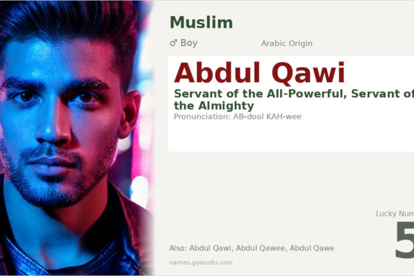 Abdul Qawi Meaning — Arabic Origin, Boy Name & Islamic Significance (2025)