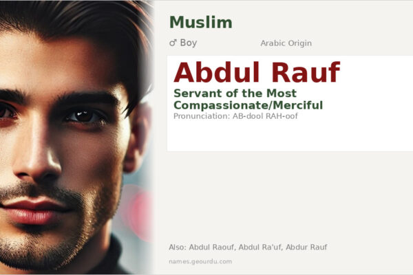 Abdul Rauf Meaning — Arabic Origin, Boy Name & Islamic Significance (2025)