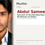 Abdul Samee' Name Meaning and Details
