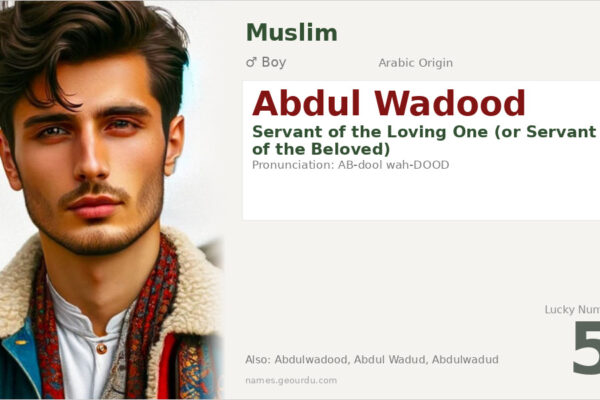 Abdul Wadood Meaning — Arabic Origin, Boy Name & Islamic Significance (2025)