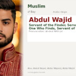 Abdul Wajid Name Meaning and Details