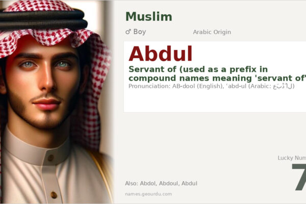 Abdul Name Meaning — Arabic Origin, Prefix & Islamic Significance (2025)