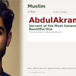 AbdulAkram Name Meaning and Details