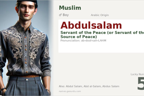 Abdulsalam Name Meaning — Arabic Origin, Boy Name & Details (2025)