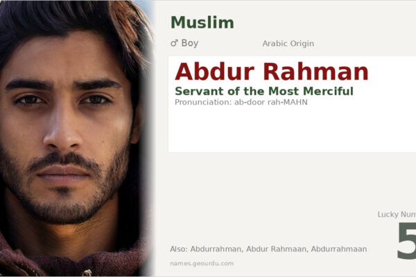 Abdur Rahman Meaning — Origin, Gender & Details (2025)