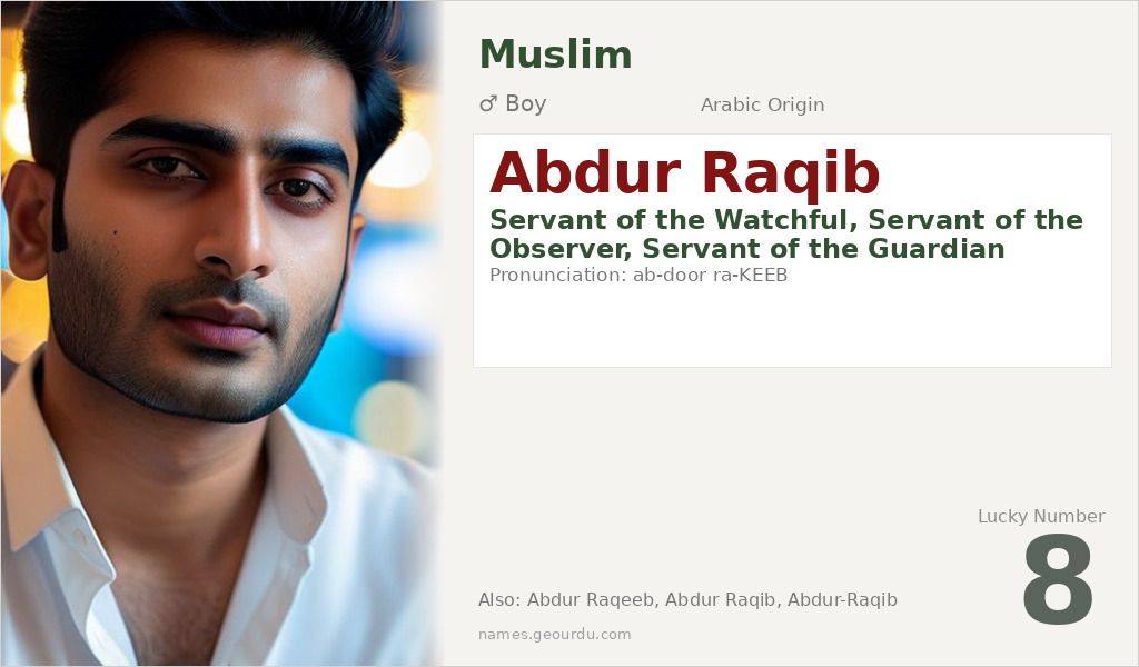 Abdur Raqib Name Meaning and Details