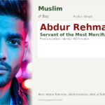 Abdur Rehman Name Meaning and Details