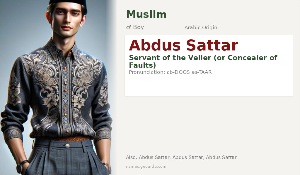 Abdus Sattar Name Meaning and Details