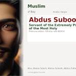 Abdus Subooh Name Meaning and Details
